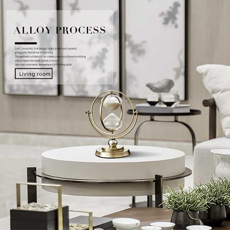 砂時計 回転 30分 インテリア サンド タイマー アンティーク デザイン