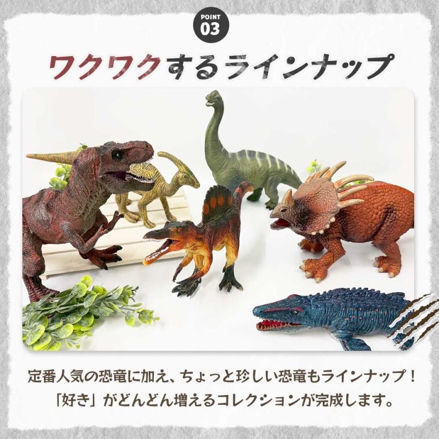 購入特典恐竜ワッペン付き！ 玩具 リアル造形 恐竜 フィギュア 全6種