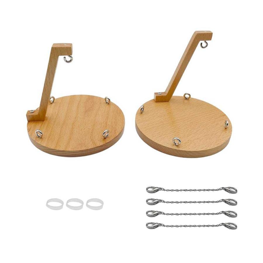 玩具 テンセグリティ ミニテーブル ベージュ 木製 知育 チェーン