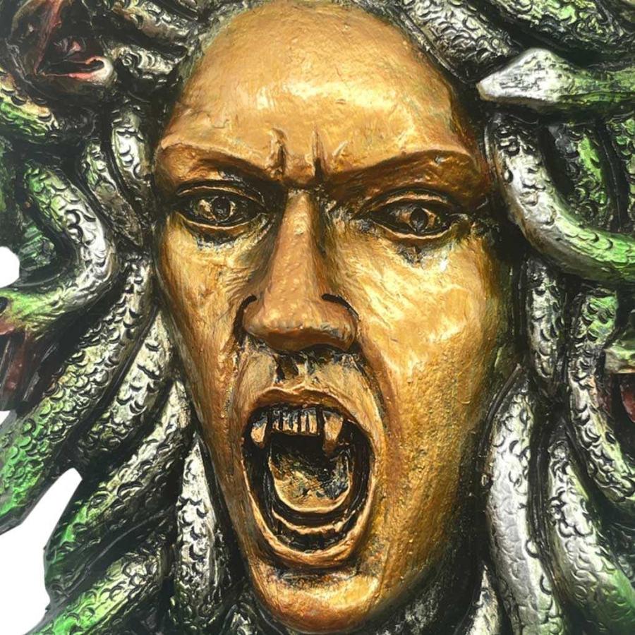 在庫限りインテリア メデューサ 置物 10cm メドゥーサ アンティーク