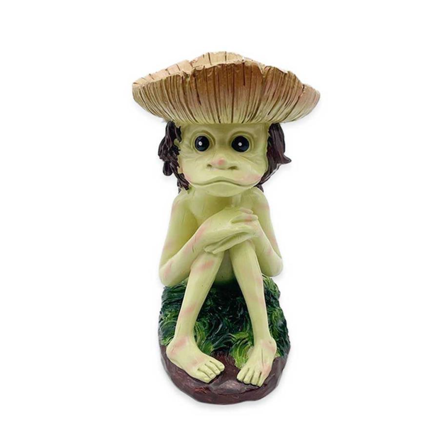 ミントンフィギュリン妖精キノコ置物アンティークインテリア