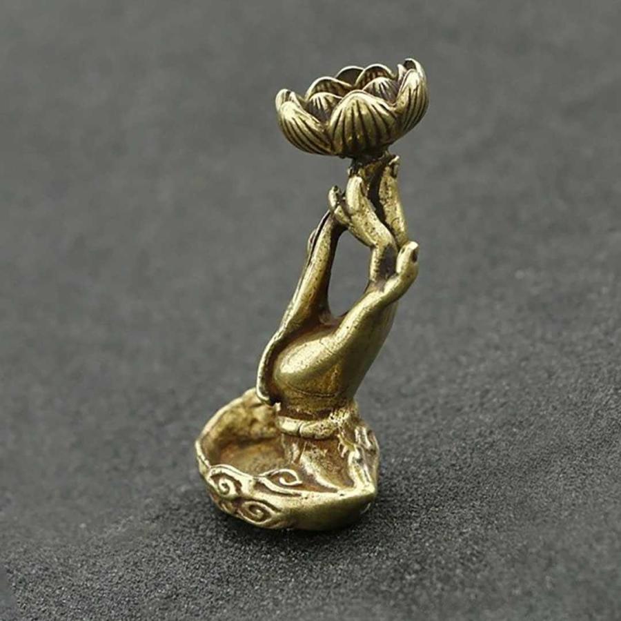 お香 お香立て 線香立て 香炉 倒流香 仏具 アジアン雑貨 オブジェ 蓮の