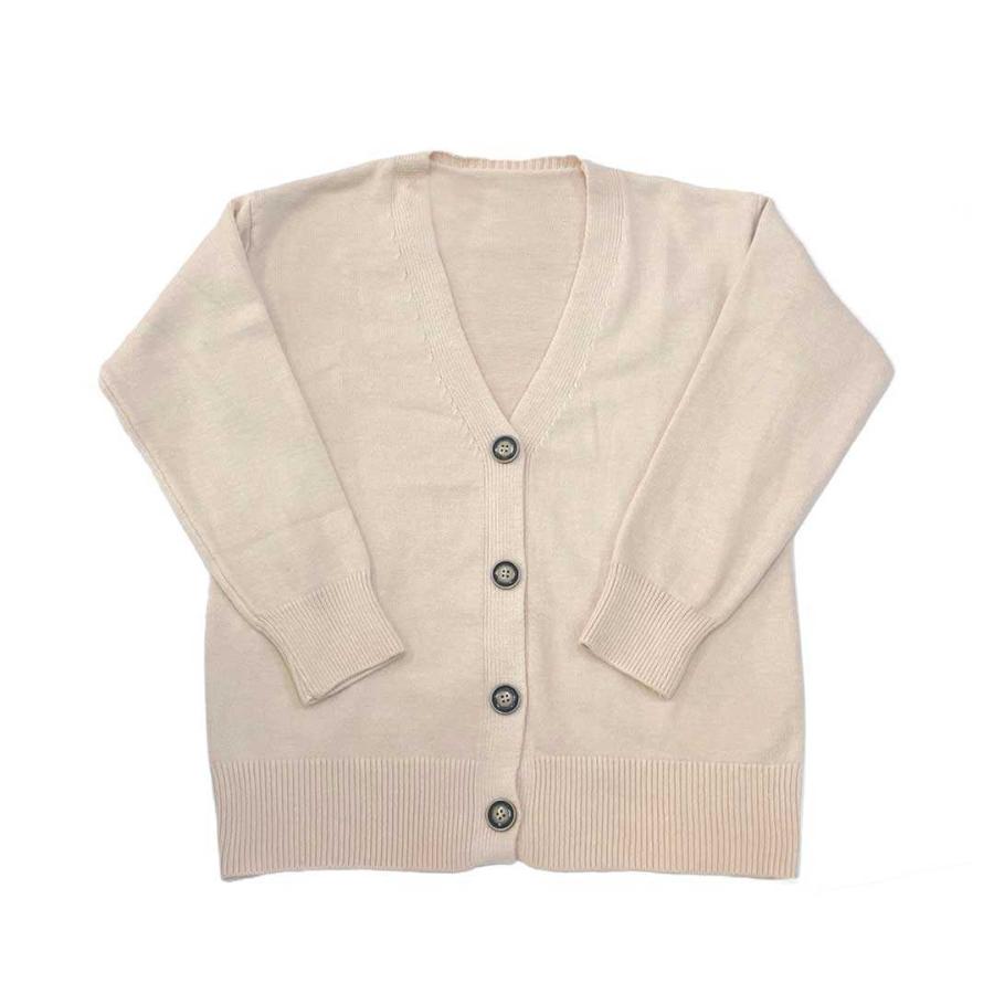 ベージュ カーディガン セーター セット スクールニット カーディガン ベージュ 男女兼用 セーター 制服