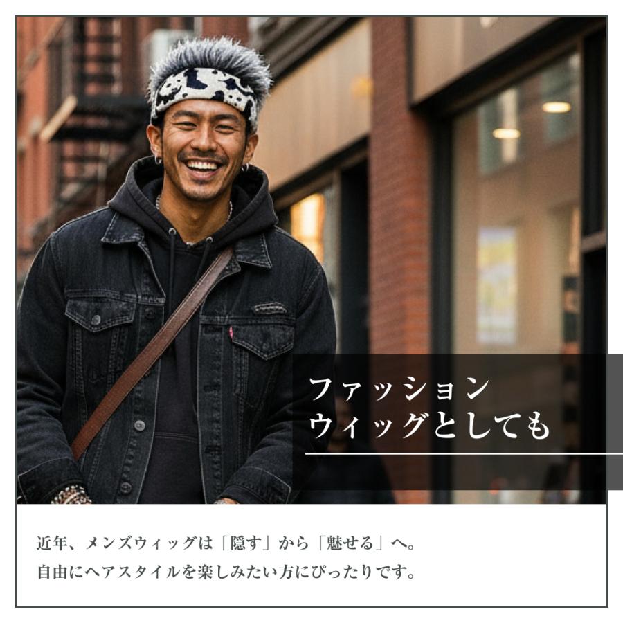 ヘアバンド メンズウィッグ ゼブラ柄orパンダ柄 全4種類 帽子 ゼブラ