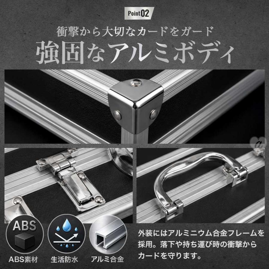 カード用 psa アタッシュケース 27枚収納可能 大容量 ポケモンカード