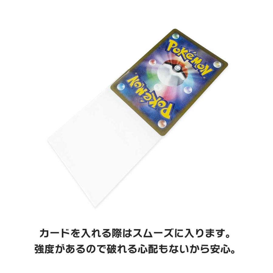 カードスリーブ ポケカジャストサイズ 透明 100枚入り 1個 クリア 