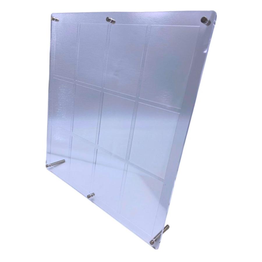 ケース トレカ ネジ式 ディスプレイ アクリル 8枚用 収納 クリア