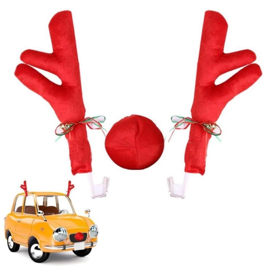 車用 展示用 トナカイの角 クリスマス アクセサリー 全3カラー