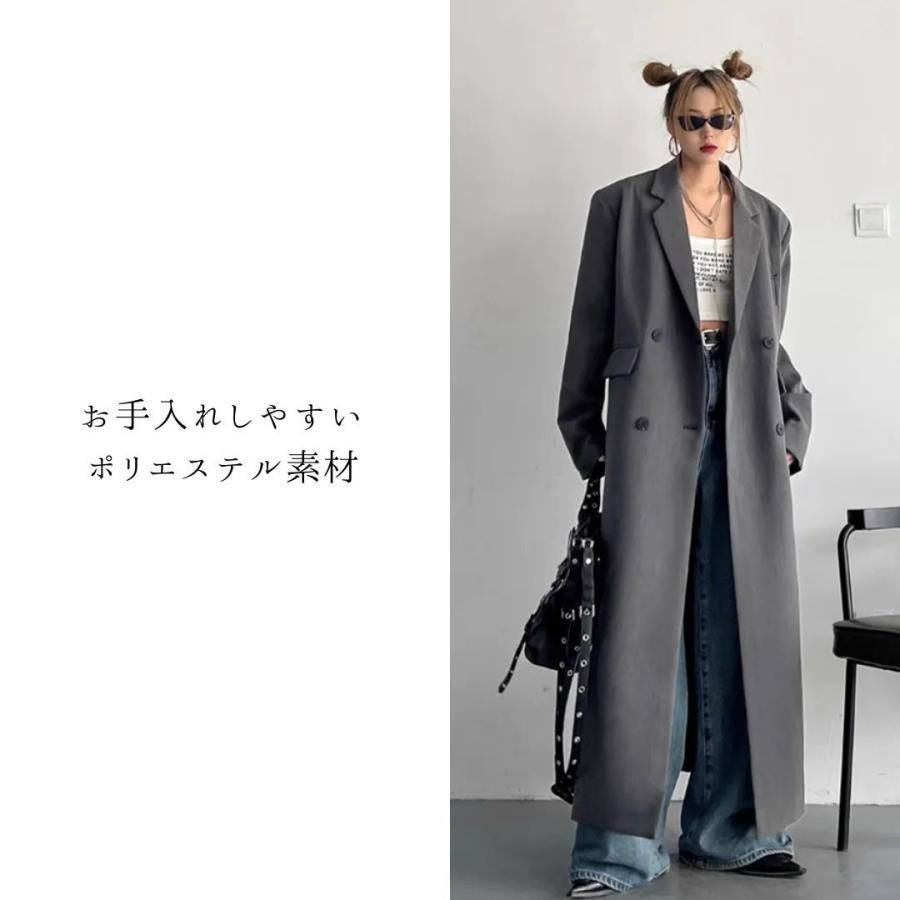 ロングコート トレンチ レディース 全2色 アウター ロング チェスター