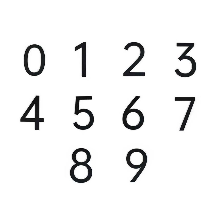 部屋番号プレート 数字 ゴシック ーVer2ー 全3色 ホテル ルームナンバー 番地プレート 選べる3カラー 10種類 切文字 数字 部屋番 番号 ナンバー ロッカー hotel | ブランド登録なし | 11