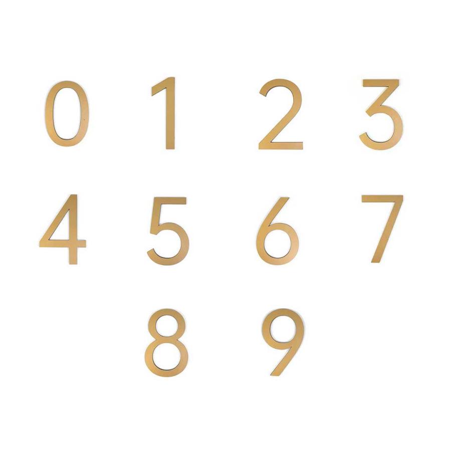 部屋番号プレート 数字 ゴシック ーVer2ー 全3色 ホテル ルームナンバー 番地プレート 選べる3カラー 10種類 切文字 数字 部屋番 番号 ナンバー ロッカー hotel | ブランド登録なし | 12
