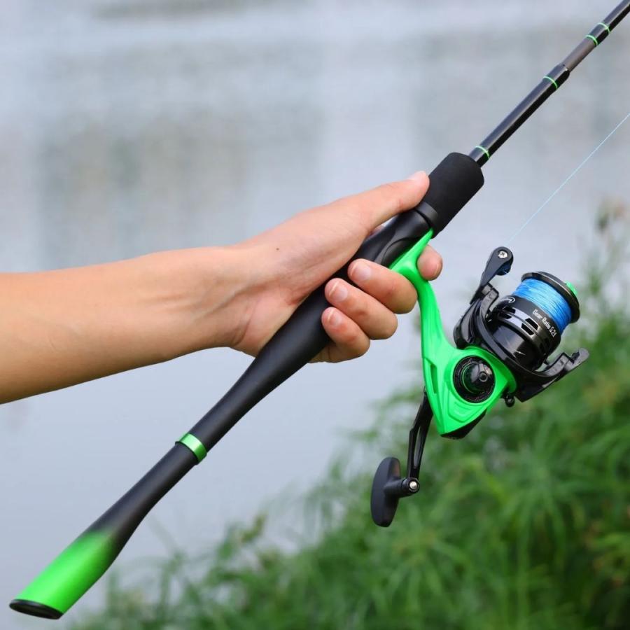 トラベルロッド 玄武 ライトグリーン 5ピース 2.1m 超軽量 スピニング