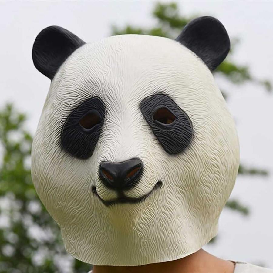 マスク パンダ 被り物 かぶりもの 帽子 動物 アニマル ジャイアント