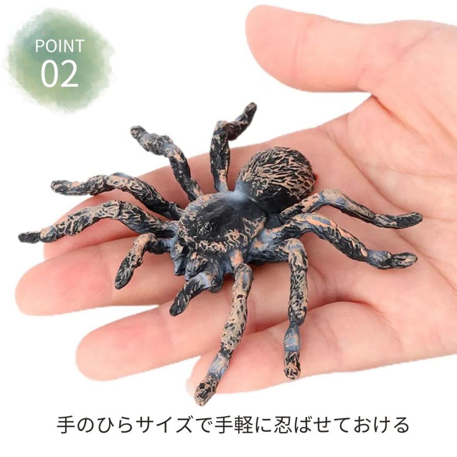 ハロウィン装飾 リアルスパイダー 置物 蜘蛛 1個 玩具 クモ スパイダー
