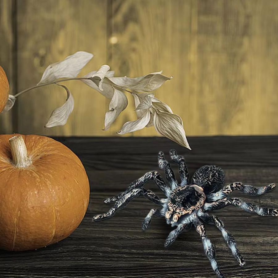 ハロウィン装飾 リアルスパイダー 置物 蜘蛛 1個 玩具 クモ スパイダー