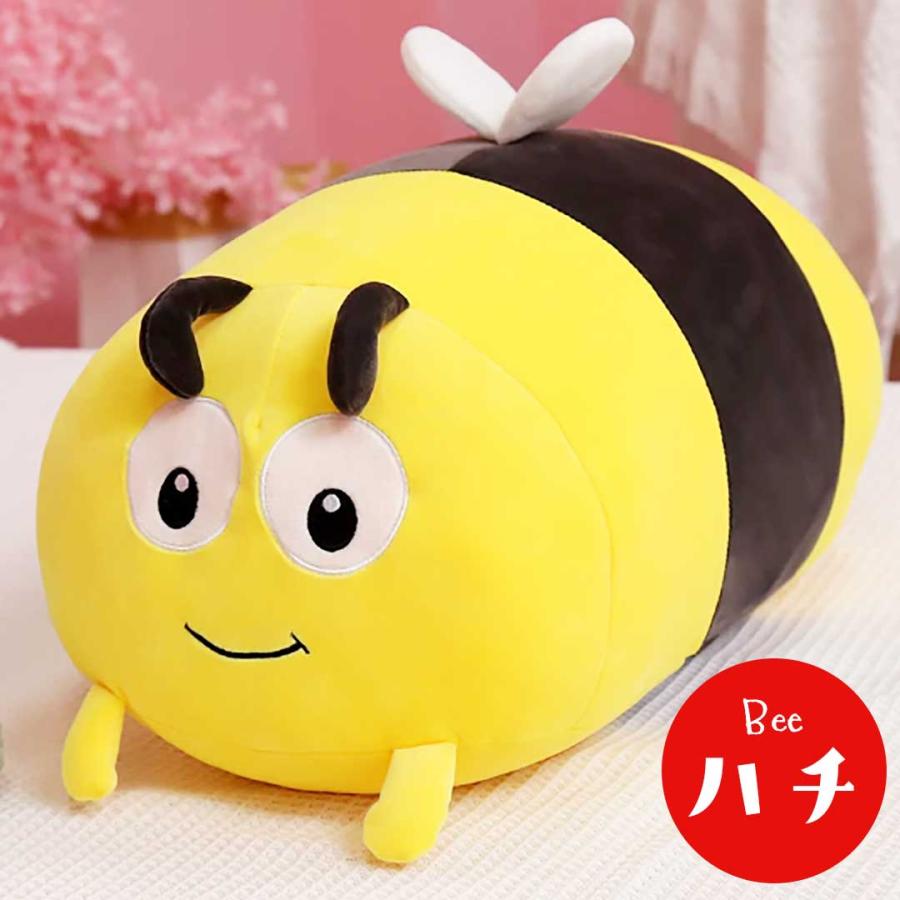 ぬいぐるみ 昆虫 50cm てんとう虫 ハチ 全3種類 枕 抱き枕 クッション