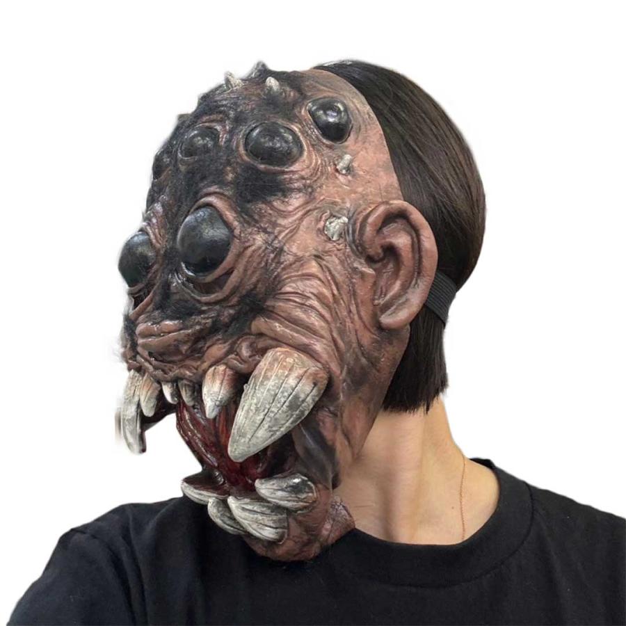 マスク 大蜘蛛のお面 ハロウィン 被り物 かぶりもの 帽子 サプライズ