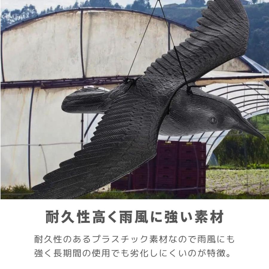 鳥よけ カラス 吊り下げ 虫除け 鳥避け 畑 庭 鳥おどし ベランダ 玄関