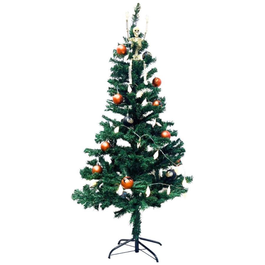 ハロウィン ツリー 一式セット 4種類 150cmツリー オーナメント LED