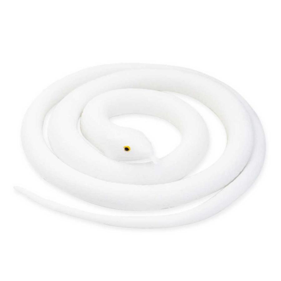 白蛇の置物 とぐろを巻く白蛇 開運 幸運の白蛇 ホワイトスネーク