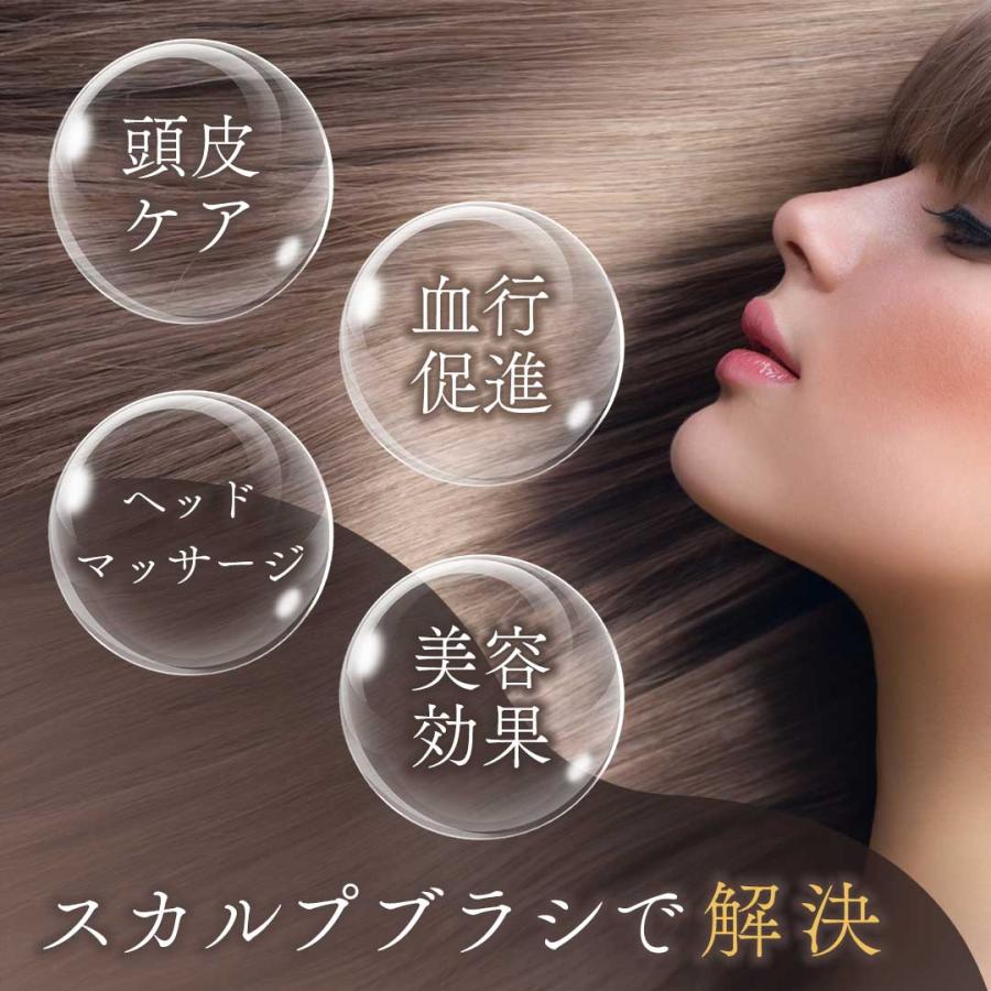 ブラシ 花型 シャンプーブラシ ーVer2ー 全2色 豪華特典付き！S字