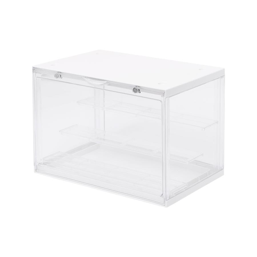 マグネット式 コレクションケース 2個セット 全3色カラー アクリル