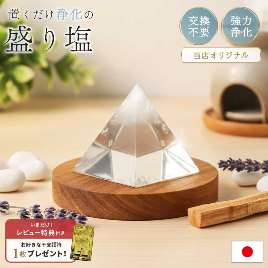 レビュー特典 干支ゴールド護符プレゼント 盛り塩 レジン オルゴナイト
