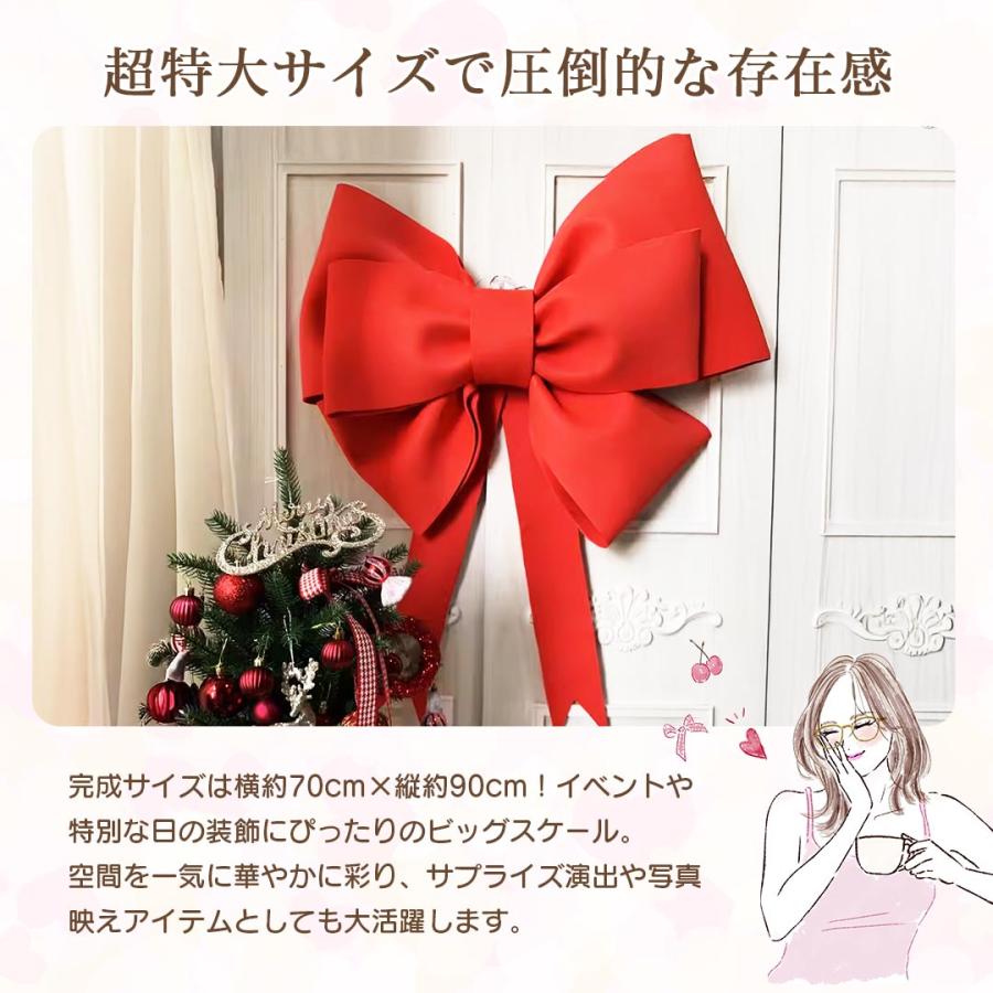 大型サテンリボン ビッグリボン ウェディング店舗装飾 撮影用イベント