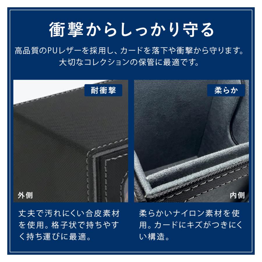 カード用 デッキケース 収納見える化BOX 1デッキケース 全5カラー