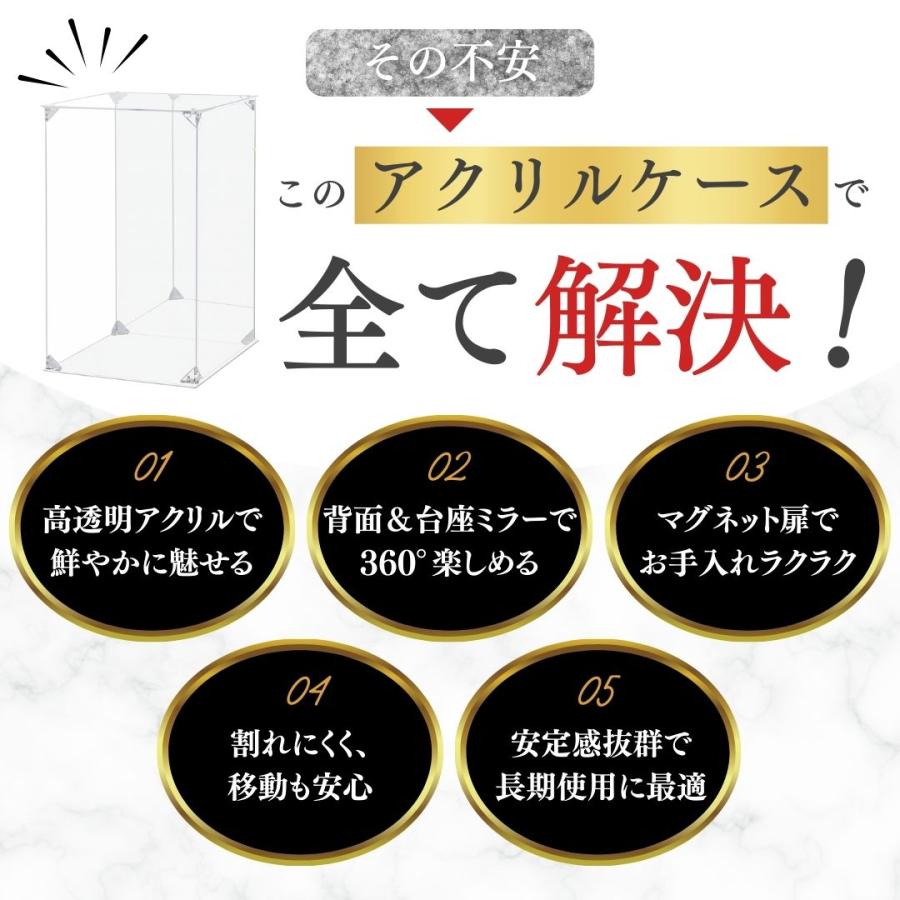 アクリルディスプレイ 【中】 20×20×30 アクリルケース フィギュア