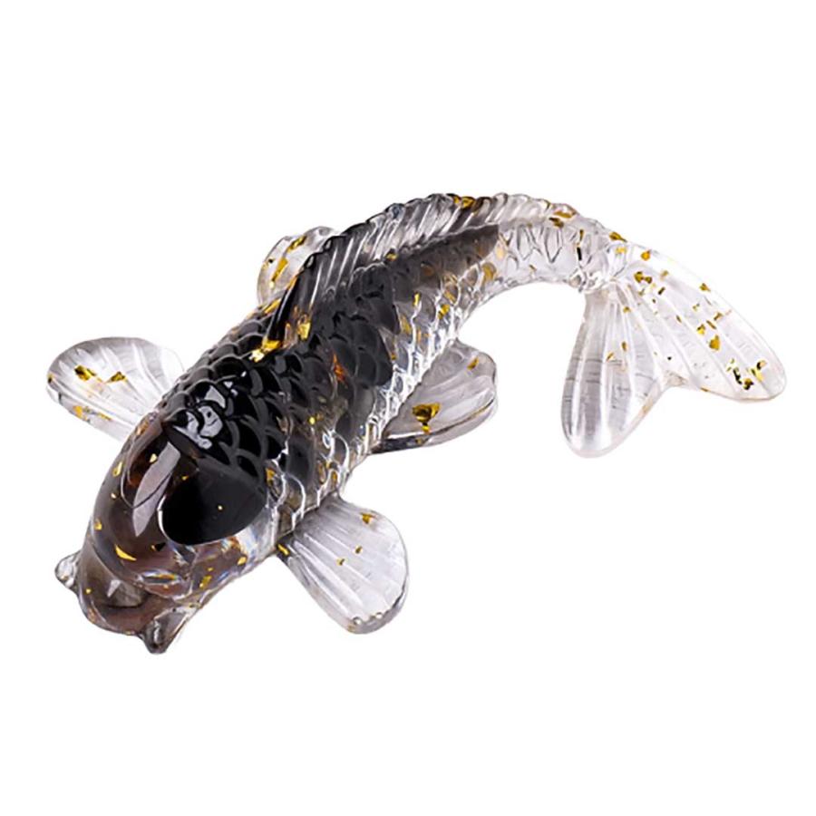 【置物・インテリア】石彫刻 魚の置物 縁起物 風水 Amazon.co.jp: 魚の置物 陶製 車 家 玄関 装飾 鯉 風水置物 リアル