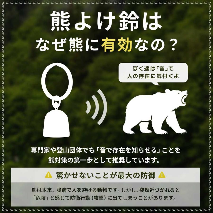 熊よけベル 真鍮 クマリンリン 吊り下げリング付き 購入特典 落とさ
