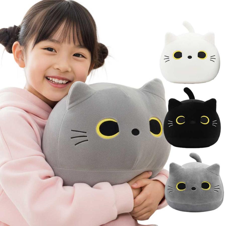 ぬいぐるみ まるもちにゃんこ ーVer2ー 特大 40cm 3カラー 猫 丸