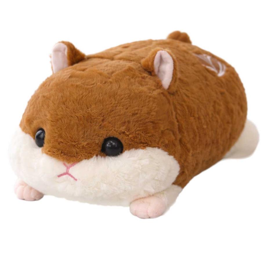 ぬいぐるみ もちもち ハムスター 48cm 3カラー 抱き枕 クッション 癒し