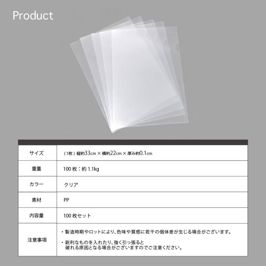 [SALE 29.999 --> 19.999]クリアファイルA4 100 枚 業務用 A4 クリアファイル 100枚 透明ファイル クリアケース クリア