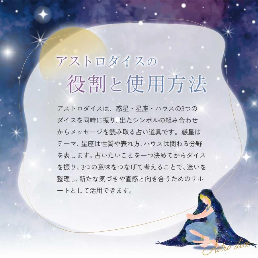 占星術ダイス 3個セット 12面ダイス アストロダイス 2カラー 惑星