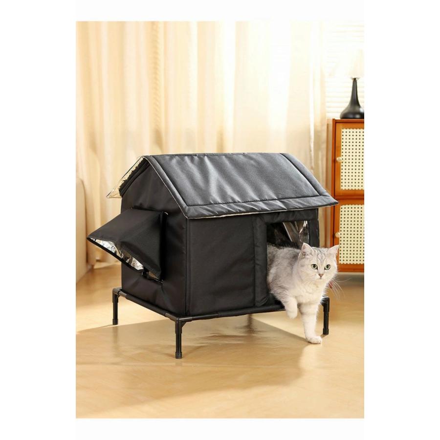 防寒 保温 野外猫ハウス 動物テントベッド 夏のペット用エアコンルーム