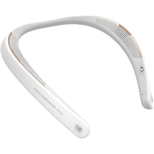 新品級　SHARP AN-SS1 ネックスピーカー ホワイト レビュー】シャープAQUOSサウンドパートナーAN-SS1