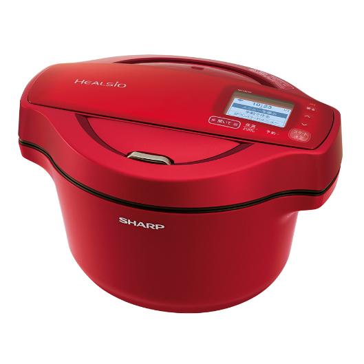☆ヘルシオ☆ホットクック☆1、6L⭐️KN-HW16F-R ☆シャープ⭐️美品 SHARP（シャープ） ヘルシオ ホットクック 1.6L KN-HW16F-R SHARP 電気