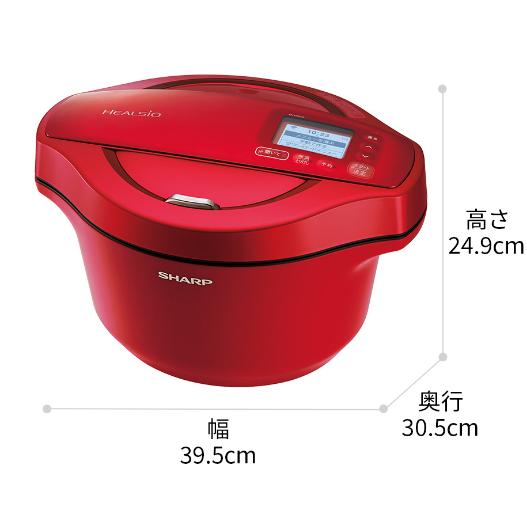 SHARPヘルシオホットクックKN-HW24F-R KN-HW24F | ヘルシオ ホットクック：シャープ