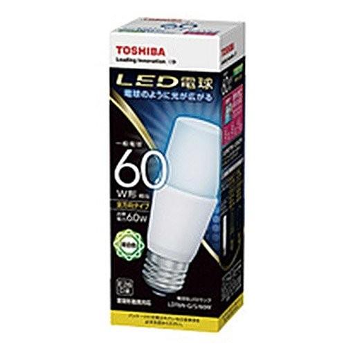爆買い！ (10個セット)LED電球 LDT6N-G/S/60W 東芝ライテック E26口金 T形 全方向タイプ 白熱電球60W形相当 昼白色 (LDT6NGS60W)(LDT7N-G/S/60Wの後継機) LED電球、LED蛍光灯