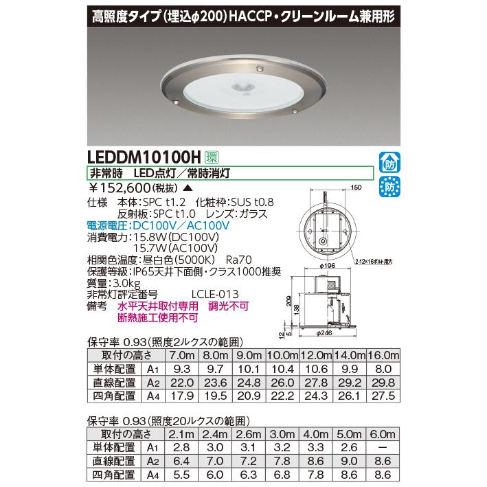 東芝ライテック 東芝 電源別置形非常用照明器具 LED非常灯専用形電源別