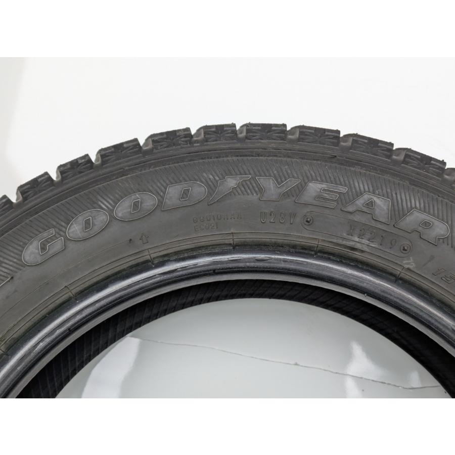 ■2019年製 グッドイヤー アイスナビ6 GOODYEAR ICENAVI6 ■14インチスタッドレスタイヤ4本 ■155/65R14 75Q 軽自動車の画像