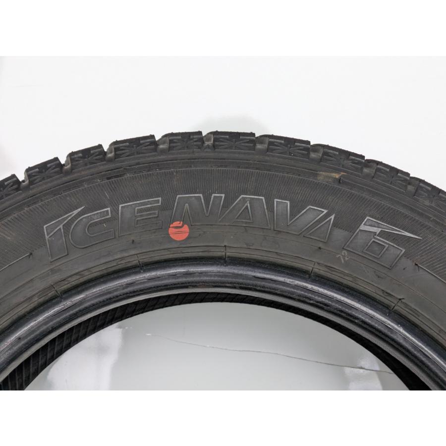 ■2019年製 グッドイヤー アイスナビ6 GOODYEAR ICENAVI6 ■14インチスタッドレスタイヤ4本 ■155/65R14 75Q 軽自動車の画像