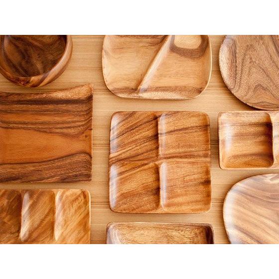 不二貿易（Fuji Boeki） 木製食器 木製プレート アカシア 食器 ボウル