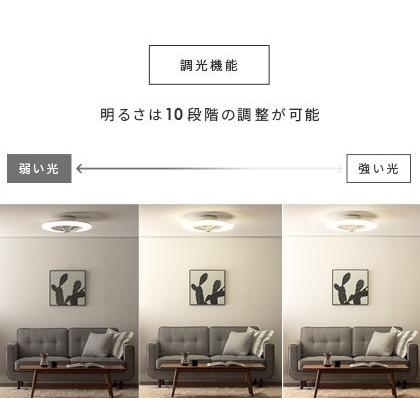 シーリングファンライト Led 照明 おしゃれ 薄型 軽量 調光 調色 リビング照明 リモコン付き サーキュレーター 静音 風量調節 天井照明 照明器具 10畳 12畳 エア リゾームインテリア 通販 Paypayモール