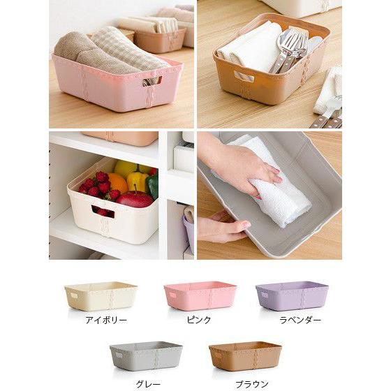 収納ボックス ストレージボックス 収納 おしゃれ 収納ケース 整理棚 かわいい 小物収納 バスケット ボックス収納 Lサイズ エア リゾームインテリア 通販 Paypayモール