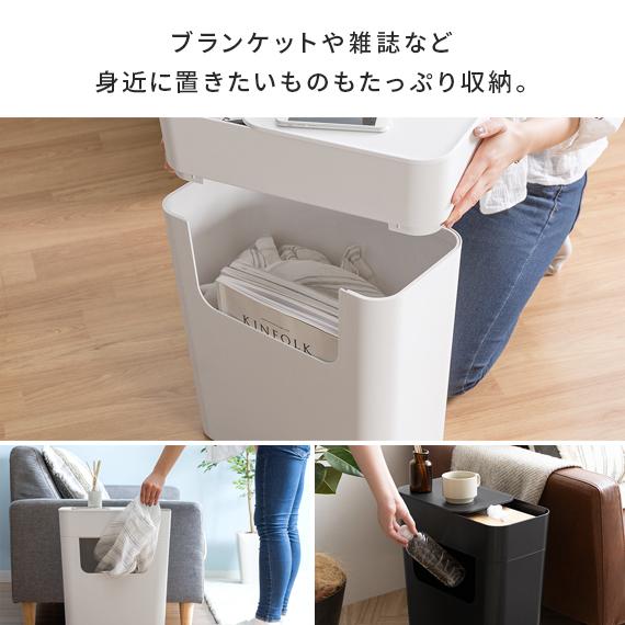 収納性抜群！サイドテーブルにも✨ スッキリ収納できるサイドテーブル(ナチュラル) | ニトリネット【公式
