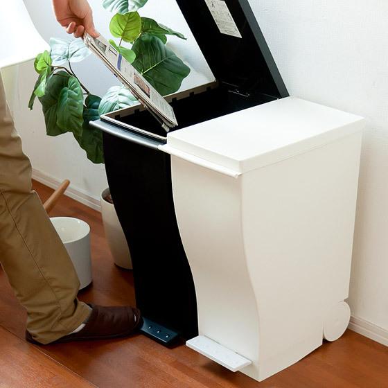 ゴミ箱 おしゃれ 分別 33リットル ふた付き キッチン ペダル 蓋付き ダストボックス スリム 角型 キャスター付き シンプル 33l キャスター付き 4f Kud30 Wb エア リゾームインテリア 通販 Yahoo ショッピング