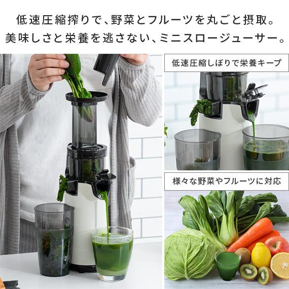 Toffy スロージューサー ジューサー 低速 小型 おしゃれ ミニ Toffy スロージューサー ジューサー 低速 小型 おしゃれ ミニ